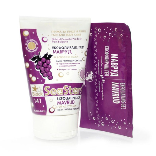 Sea Stars Exfoliating Gel with Mavrud Grape Extract and Black Sea Mud 4.06 fl oz (120 ml)