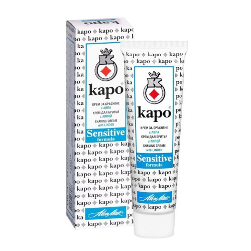 Kapo Sensitive Shaving Cream for Men with Sensitive Skin 3.38 fl oz (100 ml)