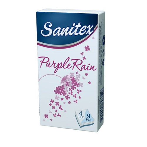 Sanitex Purple Rain Tissues 1 pc
