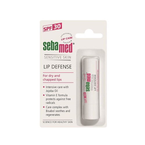 Sebamed Lip Defense Protective Gloss for Dry Lips Jojoba Oil SPF 30 0.17 oz (4.8 g)