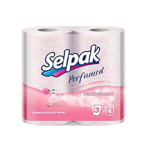Selpak Perfumed Toilet Paper with Perfume Scent 4 Rolls