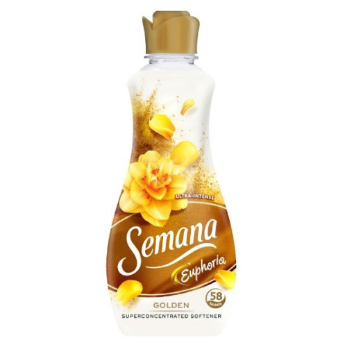 Semana Euphoria Golden Super Concentrated Fabric Softener 49.03 fl oz (1450 ml)