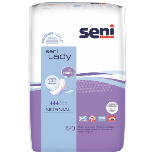 Seni Lady Normal Urological Pads for Women with Light Incontinence 20 pcs