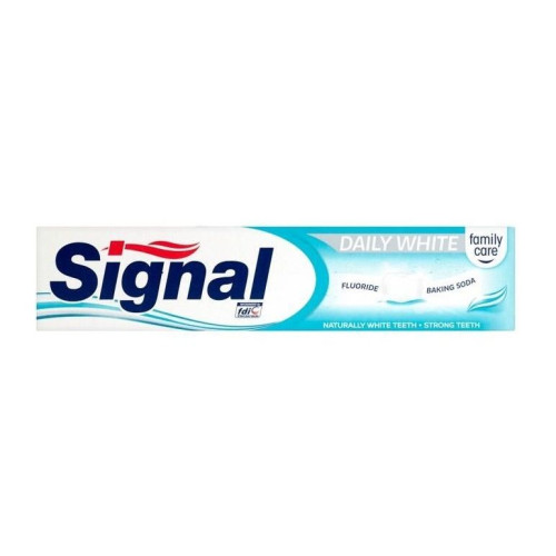 Signal Daily White Whitening Toothpaste with Baking Soda 2.54 fl oz (75 ml)