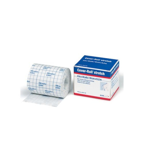 Smith and Nephew Cover-Roll Stretch Hypoallergenic Non-Woven Fabric Adhesive Bandage 3.94"/10.06 yd (10 cm/9.2 m) 1 pc