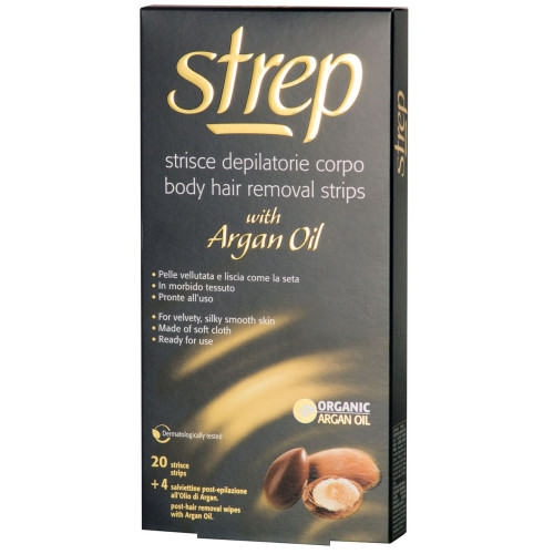 Strep Argan Body Hair Removal Strips 20 pcs