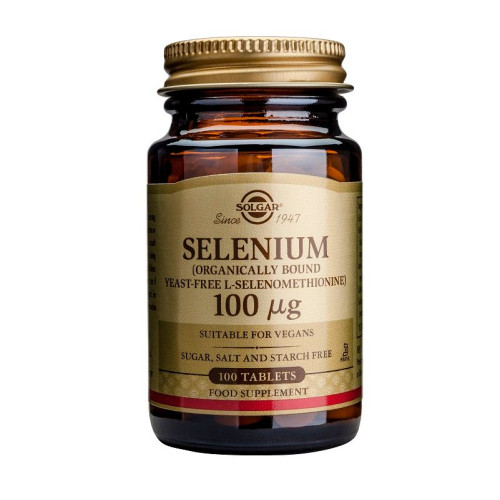 Solgar Selenium for High Immunity Powerful Antioxidant 100 mcg 100 Capsules