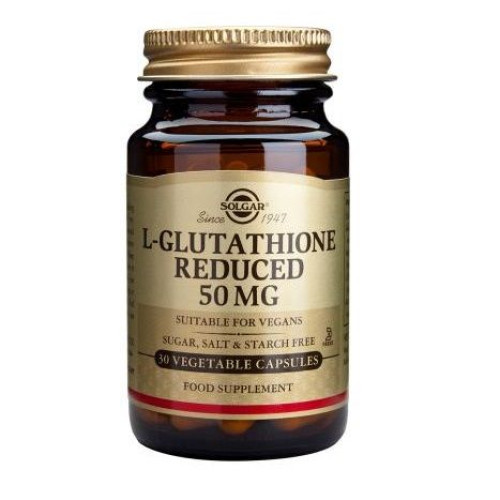 Solgar L-Glutathione for High Immunity During Flu 50 mg 30 Capsules