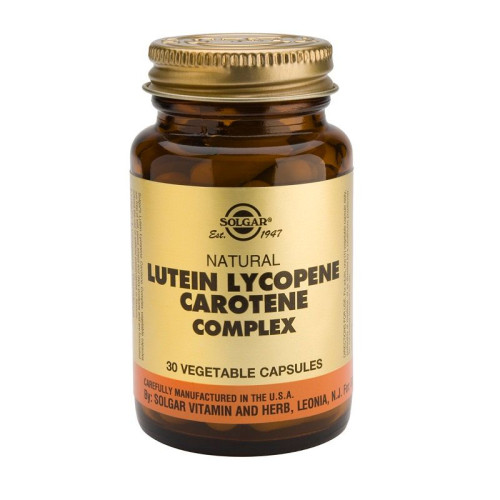 Solgar Lutein Lycopene Carotenoid Complex for Improved Vision 30 Capsules