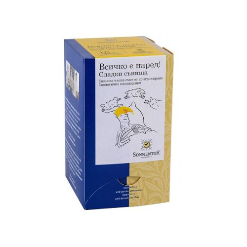 Sonnentor Organic Tea Everything Is Fine! Sweet Dreams 18 Filter Bags
