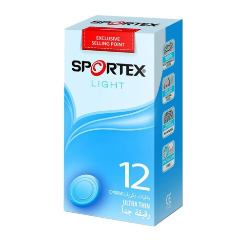 Sportex Light Super Thin Condoms 12 pcs