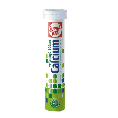 Supravit Calcium with Vitamin C for a Healthy Immune System 20 Effervescent Tablets