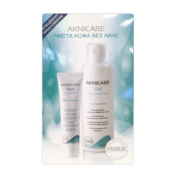 Synchroline Aknicare Promo Set Fast Cream-Gel for Acne-Prone Skin and Gentle Cleansing Gel for Oily and Sensitive Skin