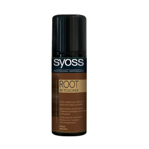Syoss Root Retoucher Root Touch-Up Spray Brown 4.06 fl oz (120 ml)