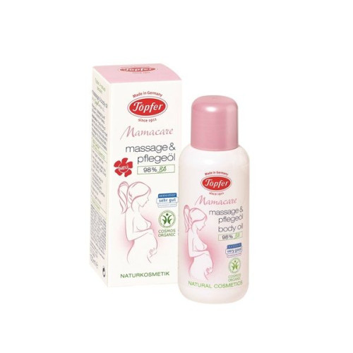 Topfer Mamacare Massage Oil for Pregnant Women with Organic Argan Oil 3.38 fl oz (100 ml)