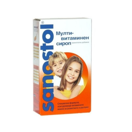 Takeda Sanostol Multivitamin Syrup for High Immunity and a Healthy Body for Children and Adults 7.78 fl oz (230 ml)