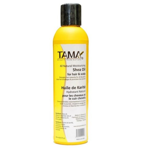 Tama Nourishing Hair and Scalp Oil with Shea Butter and Shea 8.45 fl oz (250 ml)