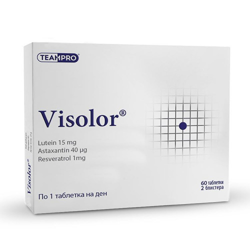 TeamPro Visolor for Healthy Eyes 40 mg 60 Tablets