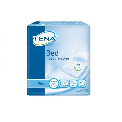 Tena Bed Hygienic Sheets Size 23.62"/23.62" (60/60 cm) 30 pcs