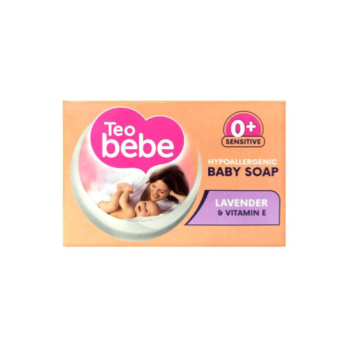 Teo Bebe Baby Cream Soap with Lavender Extract 2.65 oz (75 g)