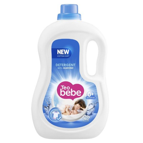 Teo Bebe Liquid Laundry Detergent Almond 74.39 fl oz (2200 ml)