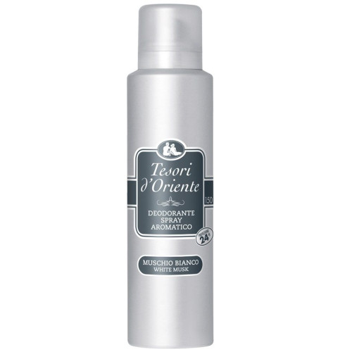 Tesori D'oriente White Musk Aromatic Deodorant Spray for Women and Men 5.07 fl oz (150 ml)