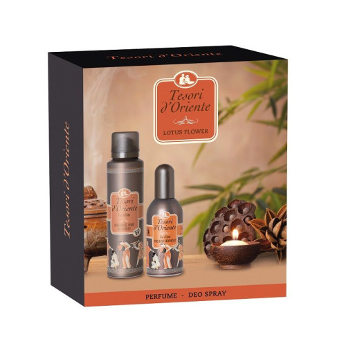 Tesori D'oriente Lotus Flower Promo Set Deodorant Spray and Eau De Toilette