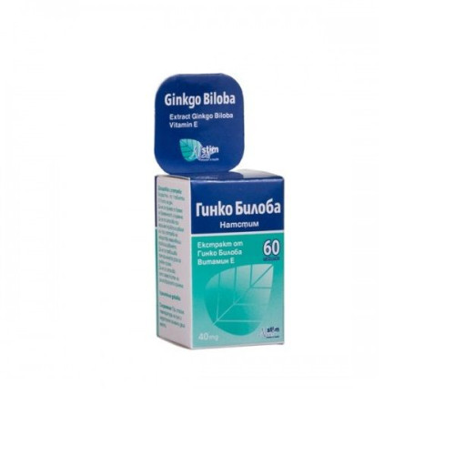 Thalloderma Natstim Ginkgo Biloba for Optimal Memory and Concentration 40 mg 60 Tablets