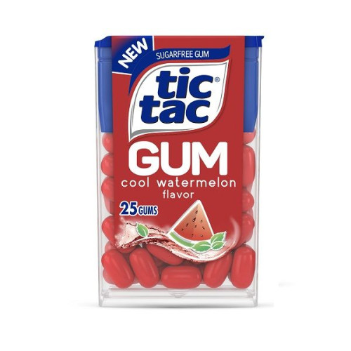 Tic Tac Gum Cool Watermelon Fresh Gums 0.43 oz (12.1 g)