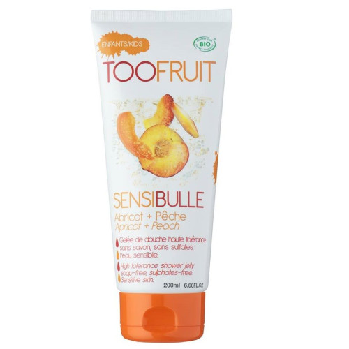 Toofruit Organic Children's Body Wash with Peach and Apricot 6.76 fl oz (200 ml)