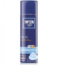 Top Ten for Men Extra Active Shaving Foam for Men 8.45 fl oz (250 ml)
