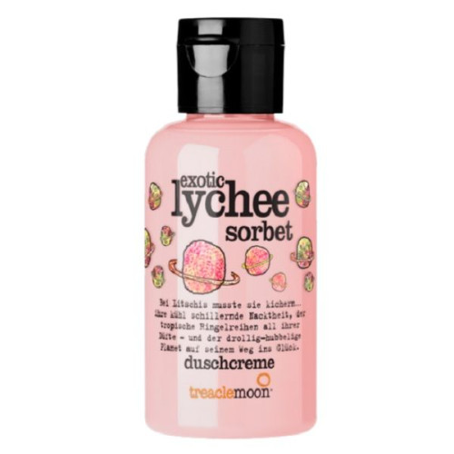 Treaclemoon Exotic Lychee Sorbet Shower Cream for Dry Skin with Exotic Fruit Fragrance 2.03 fl oz (60 ml)