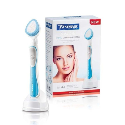 Trisa Visage Electric Facial Cleansing Brush with Ultrasonic Technology