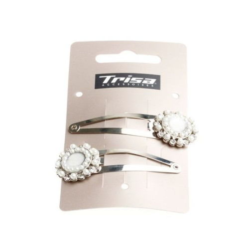 Trisa K6 503.00 Snap Hair Clip with Decoration 2 pcs