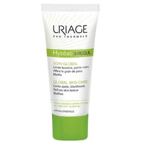 Uriage Hyseac Mattifying Cream for Oily Skin with Pimples and Blackheads 1.35 fl oz (40 ml)