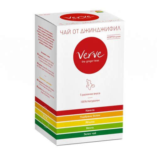 Verve Ginger Assorted Tea 20 Sachets