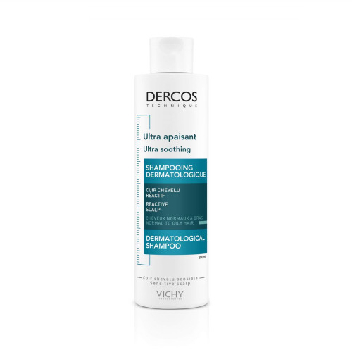 Vichy Dercos Soothing Shampoo for Irritated Scalp and Oily Hair 6.76 fl oz (200 ml)