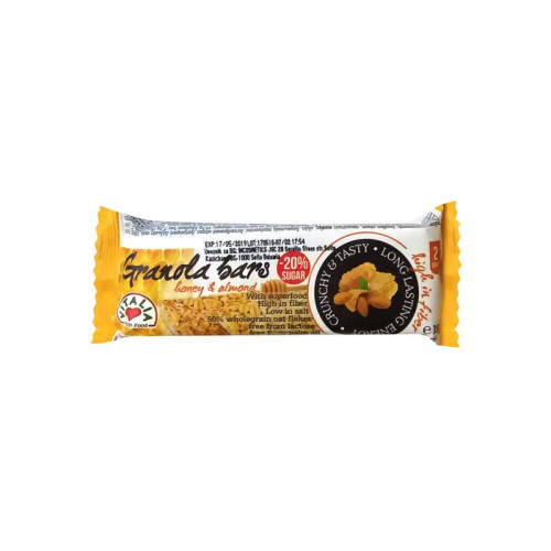 Vitalia Granola Bars Honey and Almond Crunchy Cereal Bar with Honey and Almonds 1.23 oz (35 g)