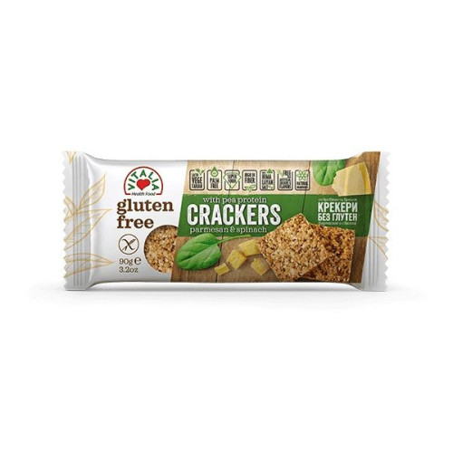 Vitalia Gluten-Free Crackers with Parmesan and Spinach 3.17 oz (90 g)