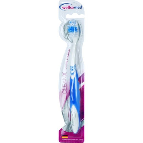 Wellsamed Cleanx Toothbrush and Tongue Cleaner 1 pc