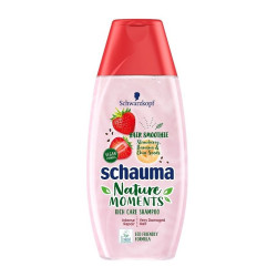 Schauma Nature Moments Repairing Shampoo for Severely Damaged Hair Strawberry Banana and Chia Extract 13.53 fl oz (400 ml)