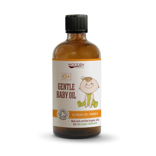 Wooden Spoon Nejo Baby Body Oil 3.38 fl oz (100 ml)