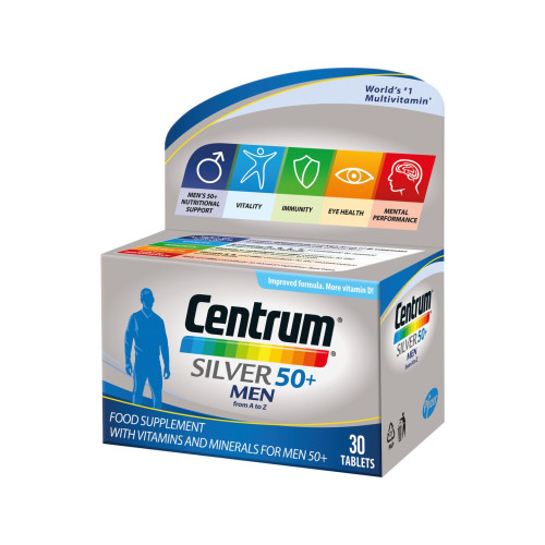 Centrum Silver for Men 50+ 30 Tablets
