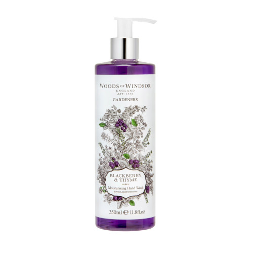 Woods of Windsor Liquid Hand Soap with Blackberry and Thyme Scent 11.83 fl oz (350 ml)