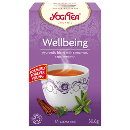 Yogi Tea Wellbeing Organic Ayurvedic Tea 17 x 0.06 oz (1.8 g) Filter Bags