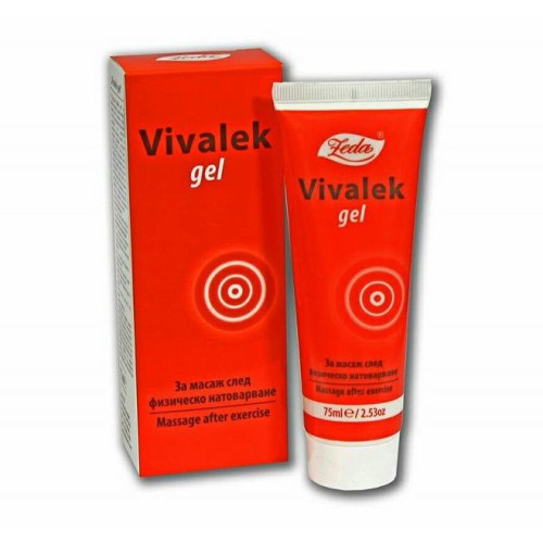 Alzeda Vivalek Gel Massage Gel for Inflamed Tendons and Muscles 2.54 fl oz (75 ml)