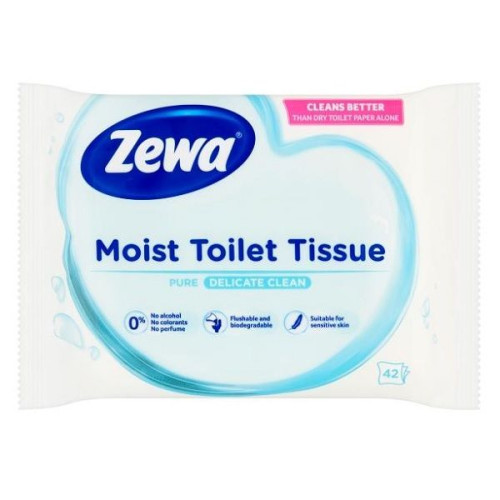 Zewa Pure Wet Wipes 42 pcs