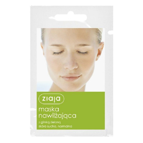 Ziaja Regenerating Face Mask with Green Clay 0.24 fl oz (7 ml)