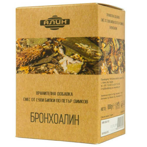 Alin Bronchoalyn Tea for Clear Airways in Bronchitis 3.53 oz (100 g)