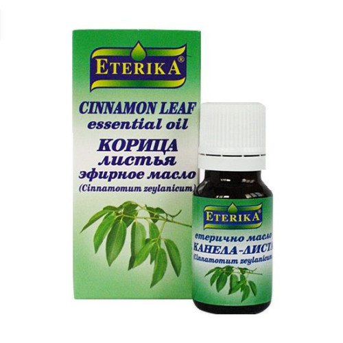 Eterika Natural Essential Oil Cinnamon Leaf with Toning Effect 0.34 fl oz (10 ml)